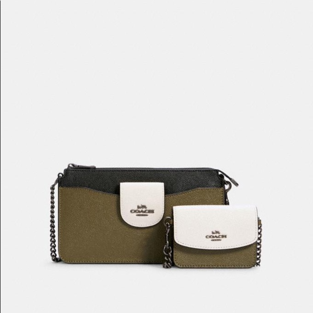 🎀 Coach Poppy Crossbody In Colorblock - Picture 4 of 10
